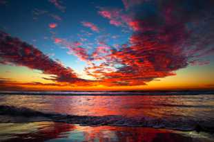 Carlsbad Beach Sunset 2-9468 Carlsbad Beach Sunset 2-9468